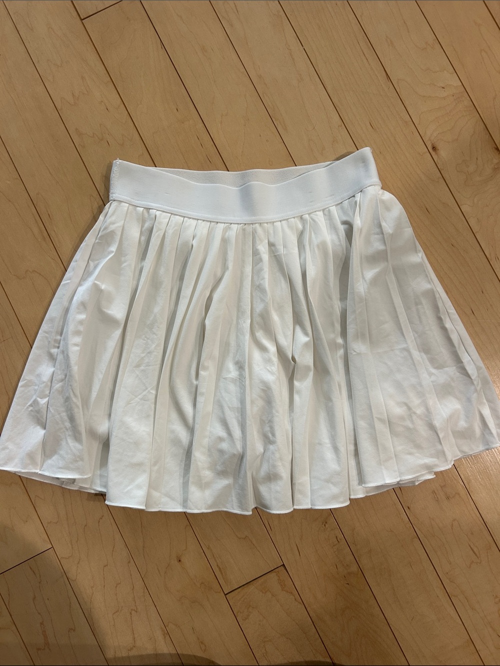 TNA White Pleated Tennis Skort